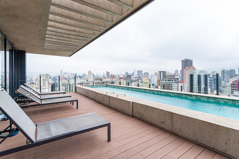 Apartamentos com vista incrível de São Paulo ao lado da Rebo