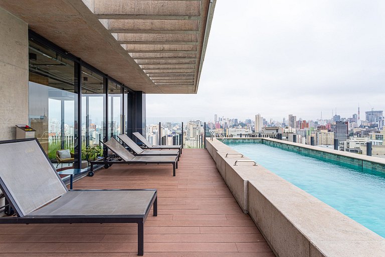 Apartamentos com vista incrível de São Paulo ao lado da Rebo