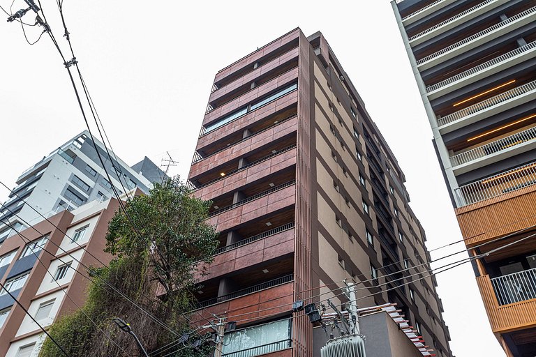 Apartamentos completos com academia ao lado da Av Paulista -